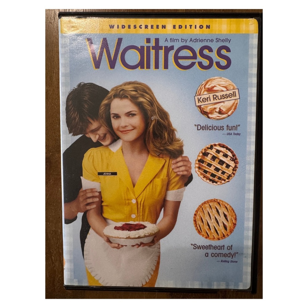 Waitress DVD 2007 Widescreen Edition Keri Russell Nathan Fillion Movie